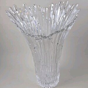Finnish Humppila Scandinavian Northern Lights Ice Vase Tauno Wirkkala C.1971